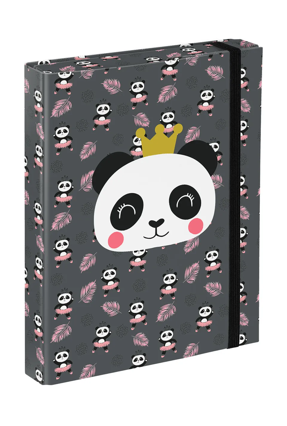 baagl-panda-chemise-a5-lastique-prot-ge-cahier image 1