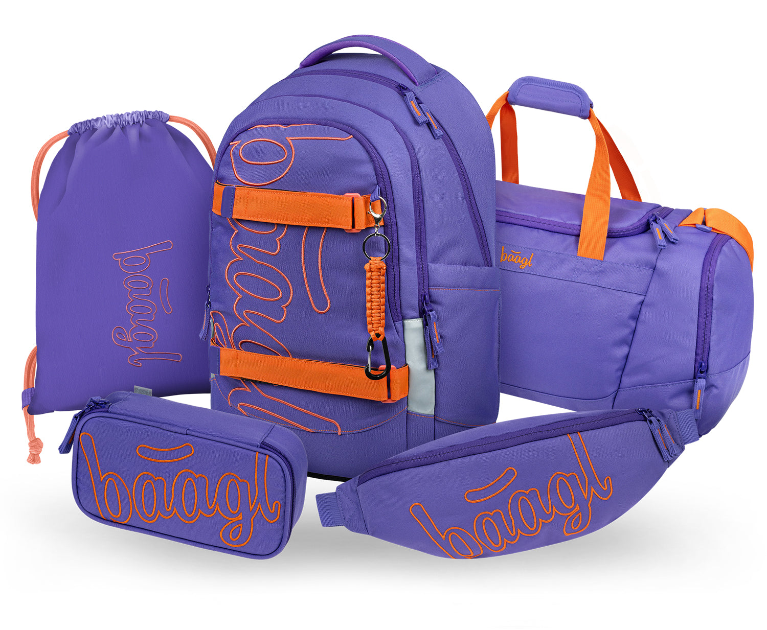 baagl-school-sets-ensemble-skate-max-orange-recycl image 1