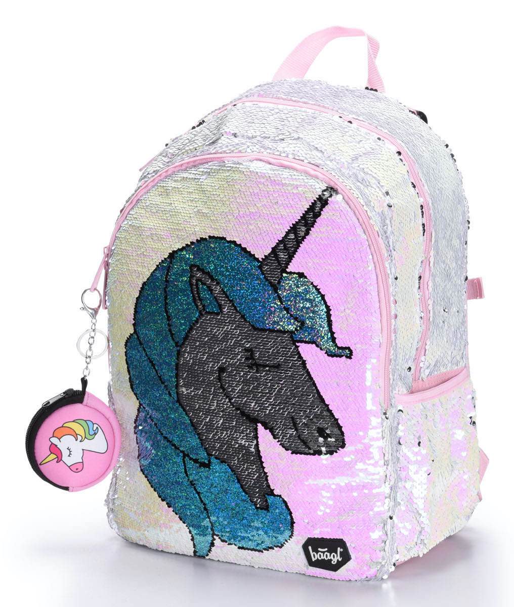 baagl-fun-unicorn-sac-dos-scolaire-29-l-porte-monnaie image 3