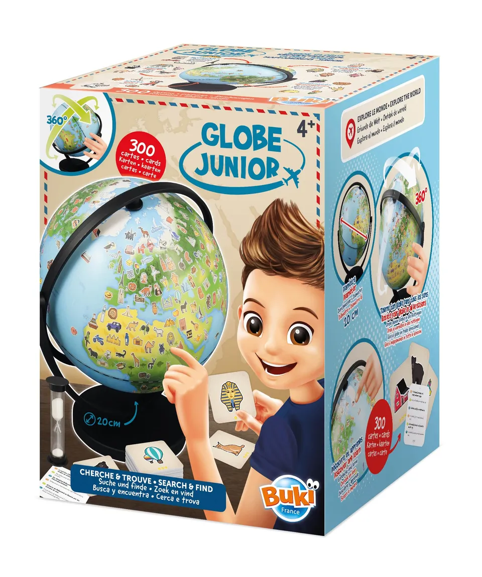 buki-espace-globe-junior-jeu-d-couverte-monde-20-cm-4-ans image 1