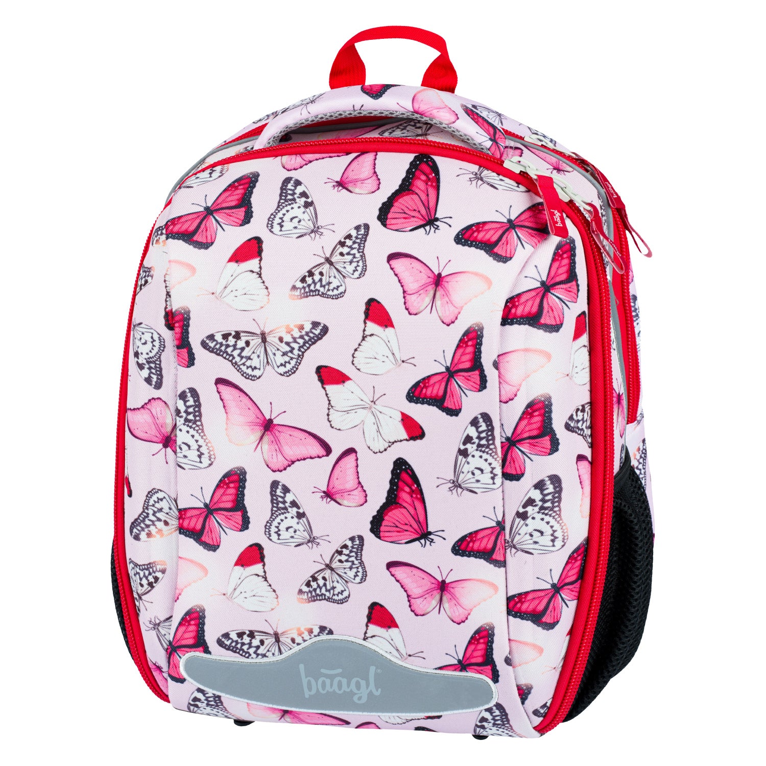 baagl-shelly-red-butterfly-cartable-23-l-imperm-able-fille image 2