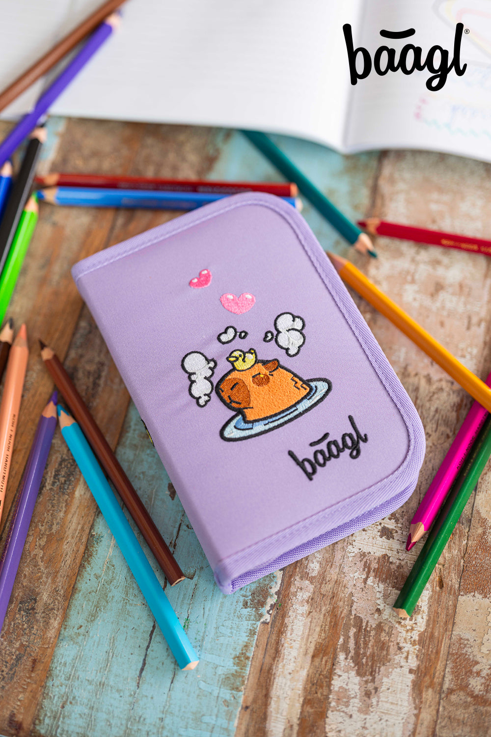 baagl-capybara-trousse-scolaire-1-compartiment-ykk image 6
