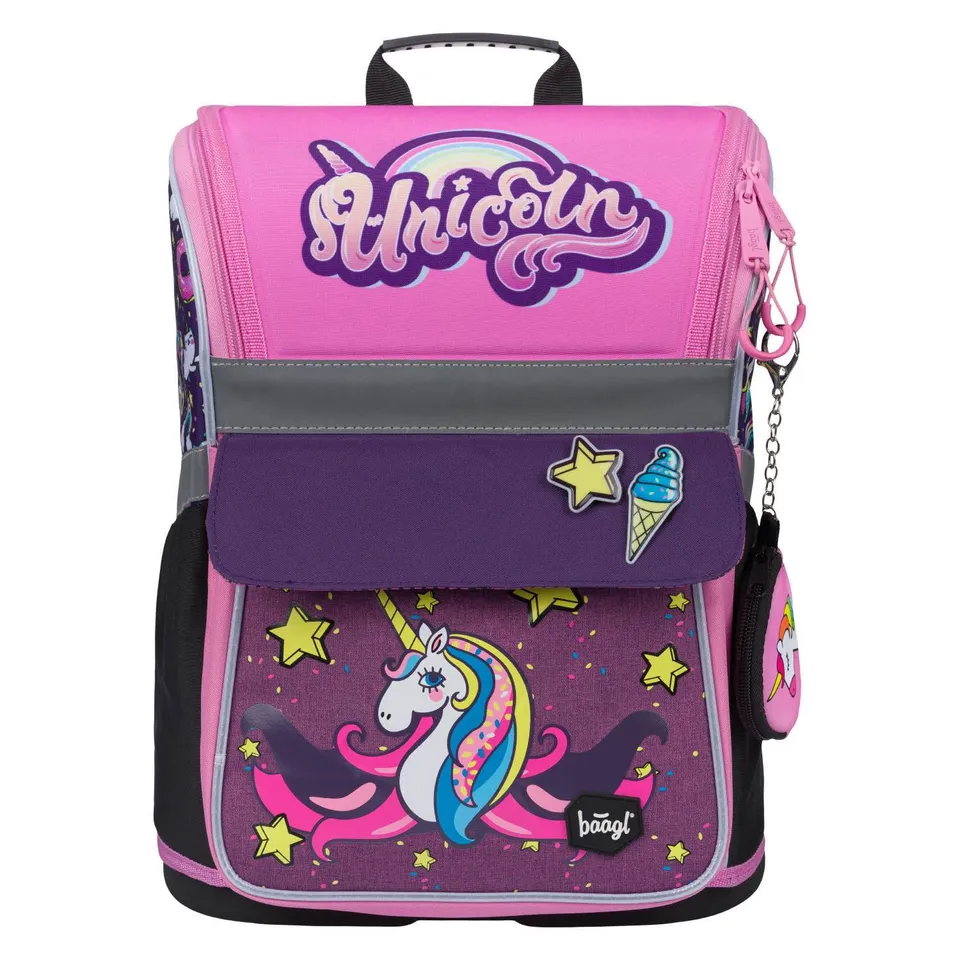 baagl-zippy-unicorn-cartable-fille-licorne-18-l image 1