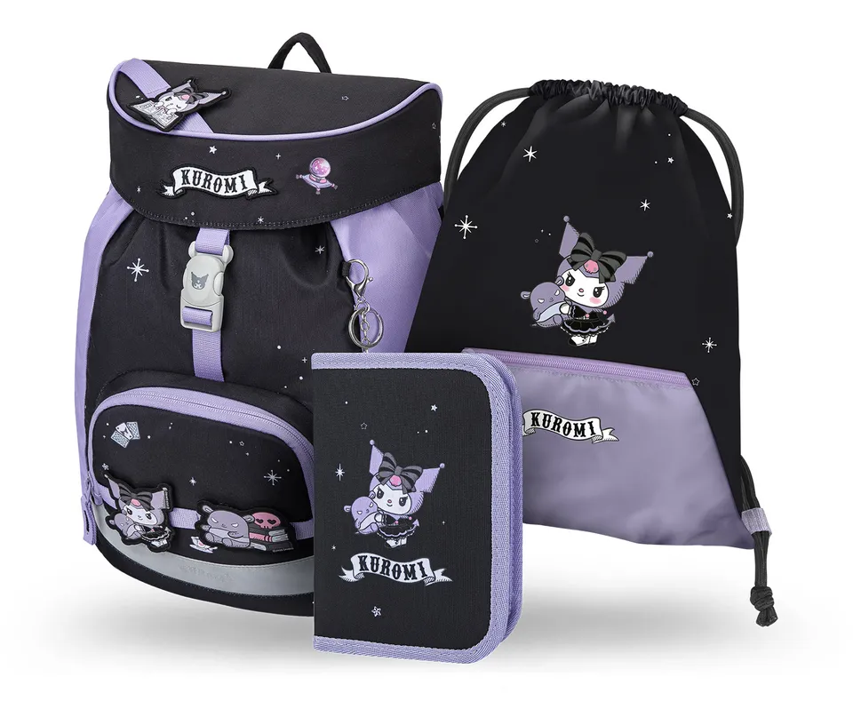 baagl-airy-kuromi-set-scolaire-cartable-l-ger-fille image 1