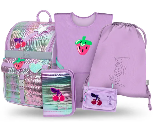 baagl-zippy-lavender-ii-set-cartable-cp-3-pi-ces image 1