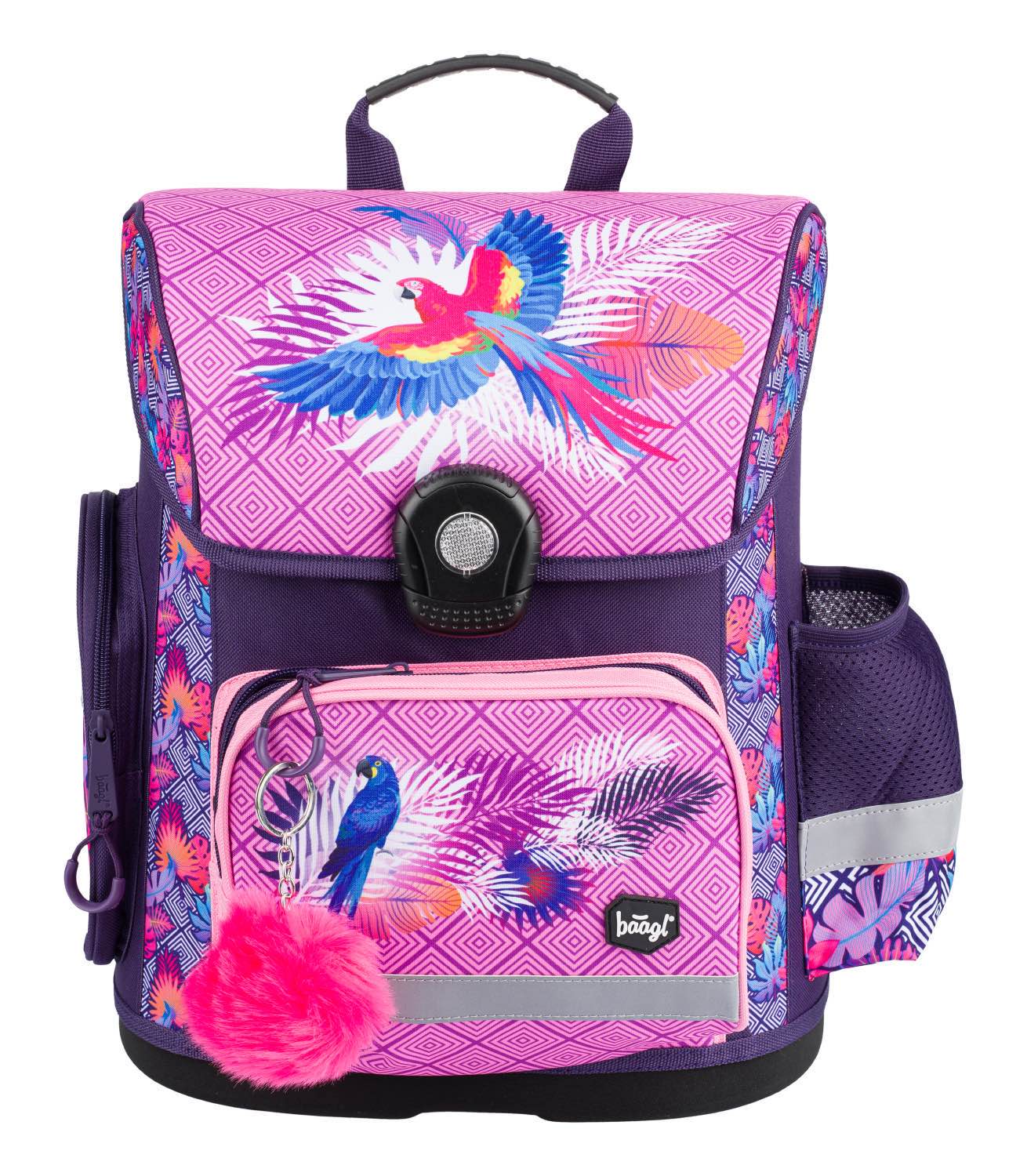 baagl-school-sets-parrot-ii-cartable-set-3-pi-ces-perroquet image 2