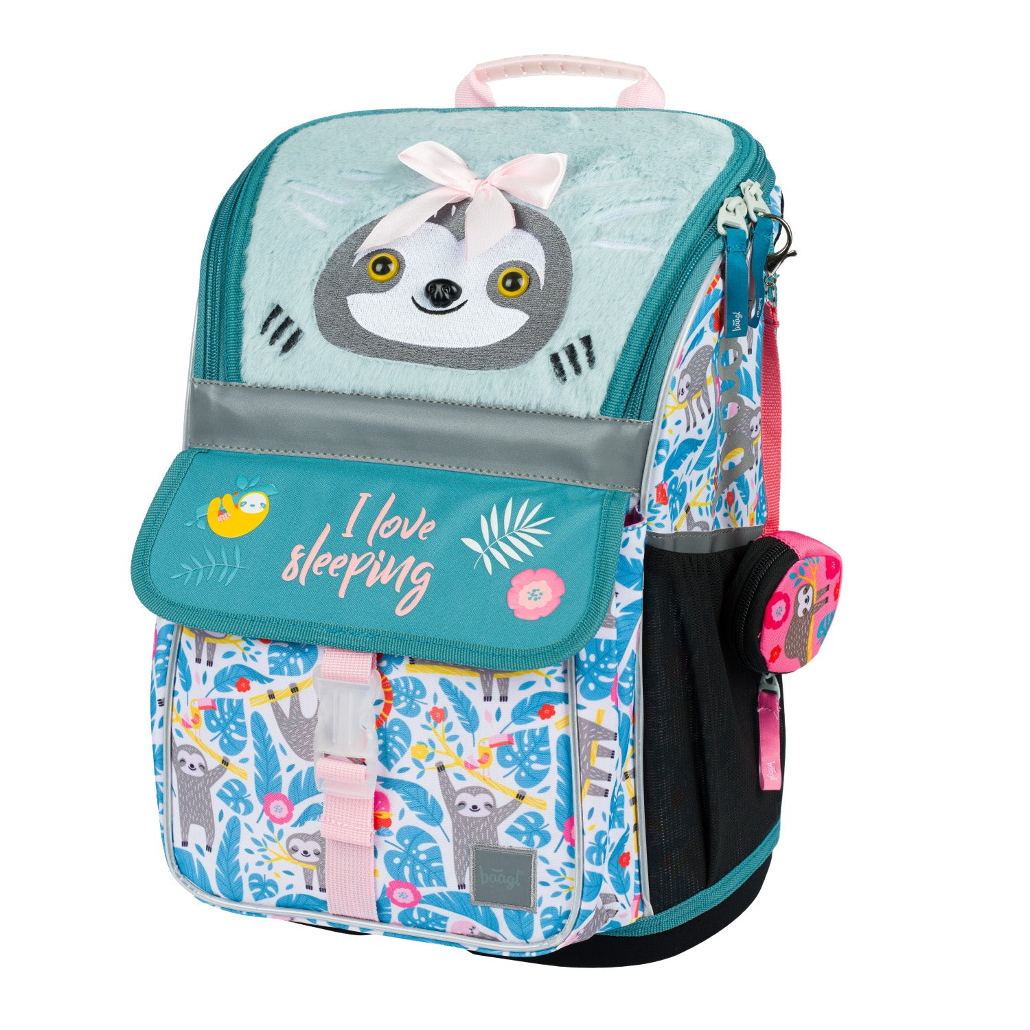 baagl-zippy-sloth-cartable-fille-rigide-18-litres-cp image 2