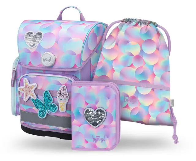 baagl-ergo-candy-set-scolaire-cartable-trousse-sac image 1
