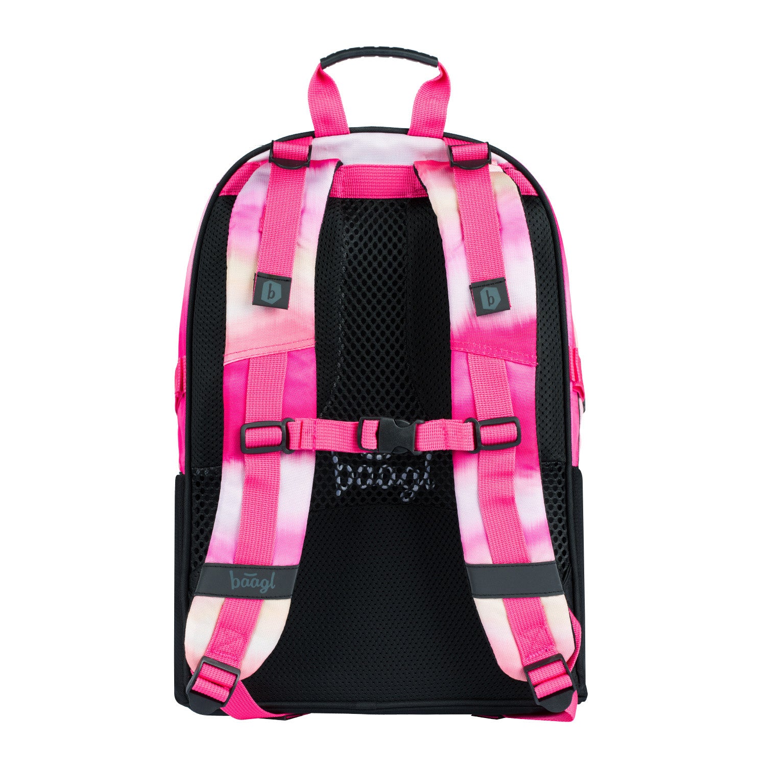 baagl-skate-pink-stripes-sac-dos-scolaire-25-l-rose image 4
