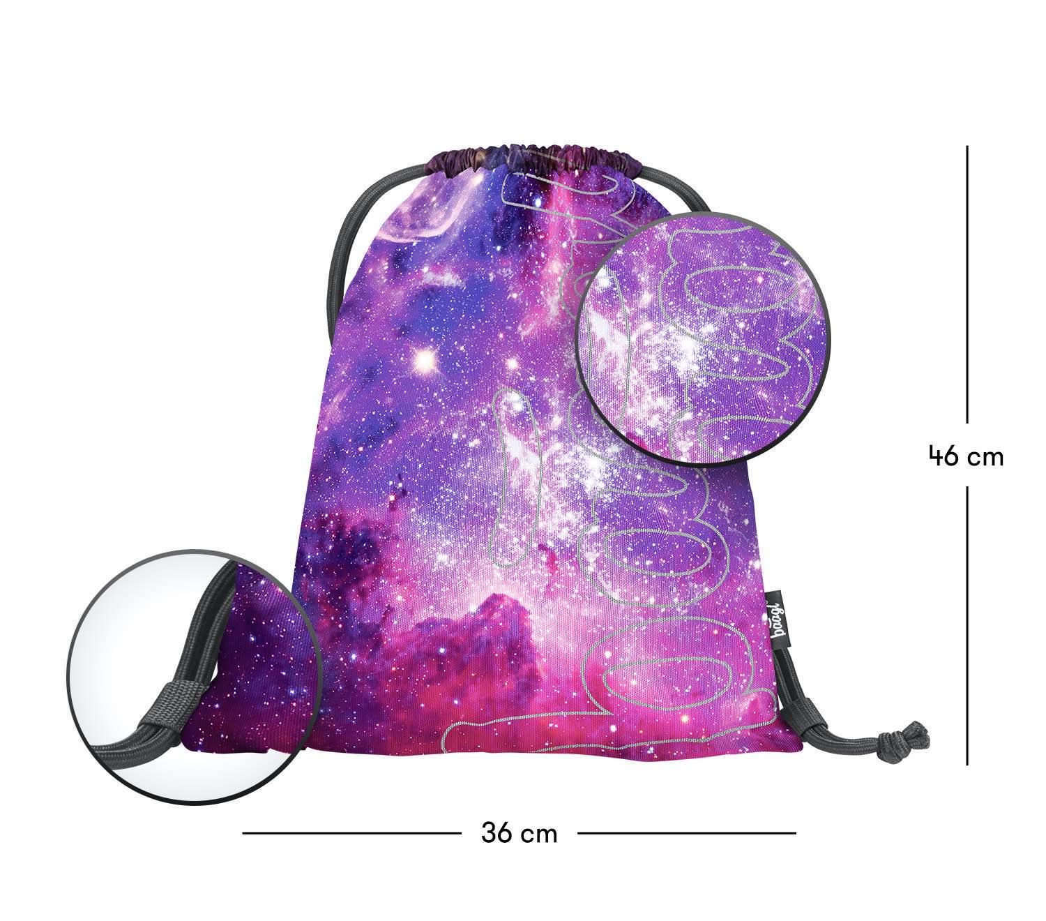baagl-skate-galaxy-sac-gym-enfant-logo-phosphorescent image 3