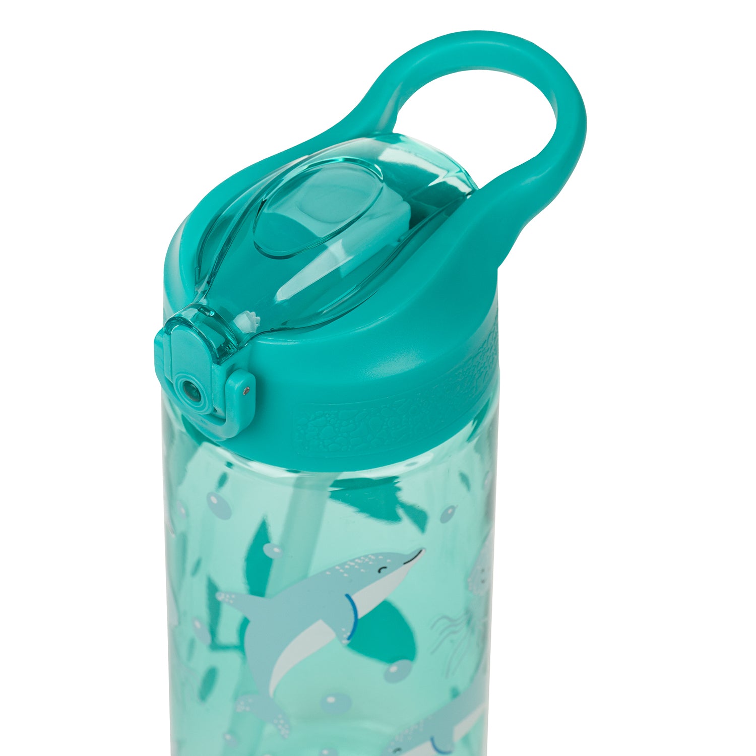 baagl-dolphin-bouteille-tritan-500-ml-paille-dauphin image 3