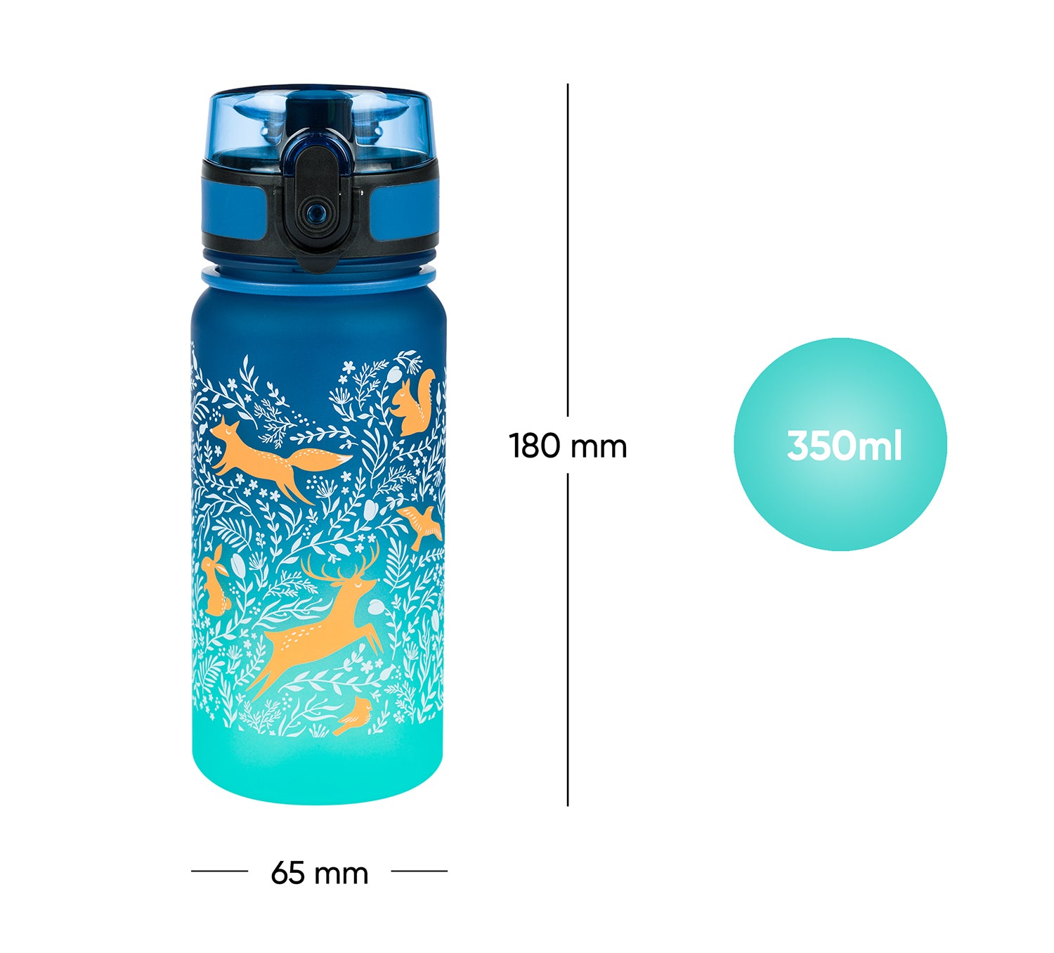 baagl-gradient-forest-gourde-tritan-350-ml-sans-bpa image 7