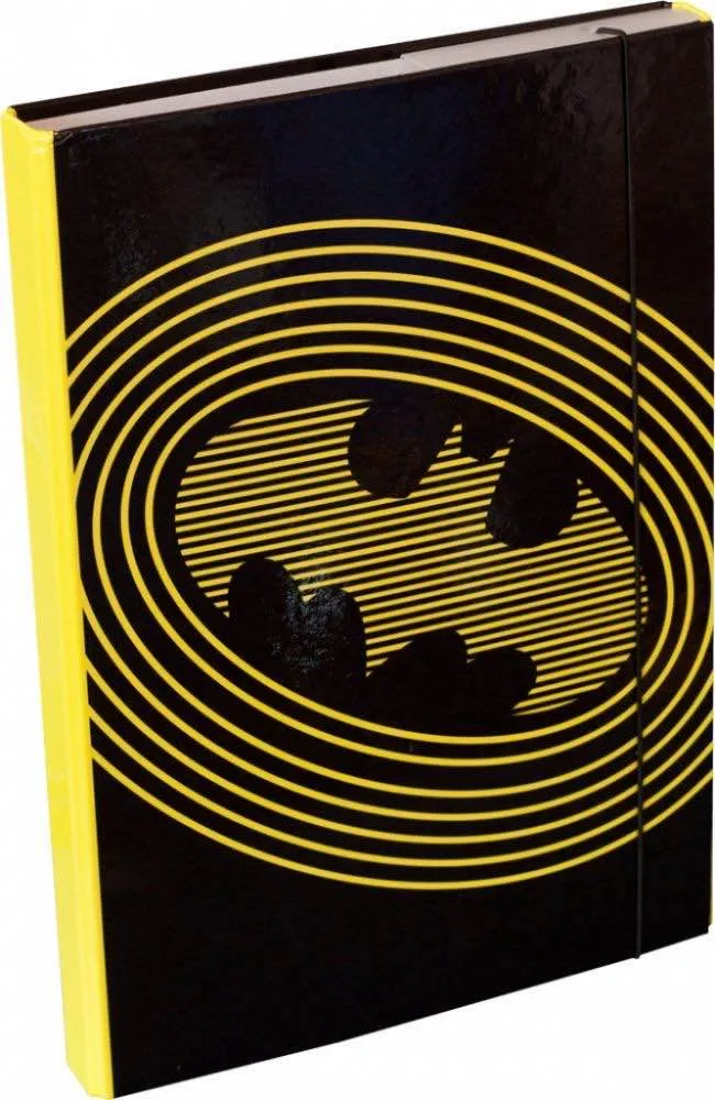 baagl-notebook-folders-batman-chemise-a4-lastique image 1
