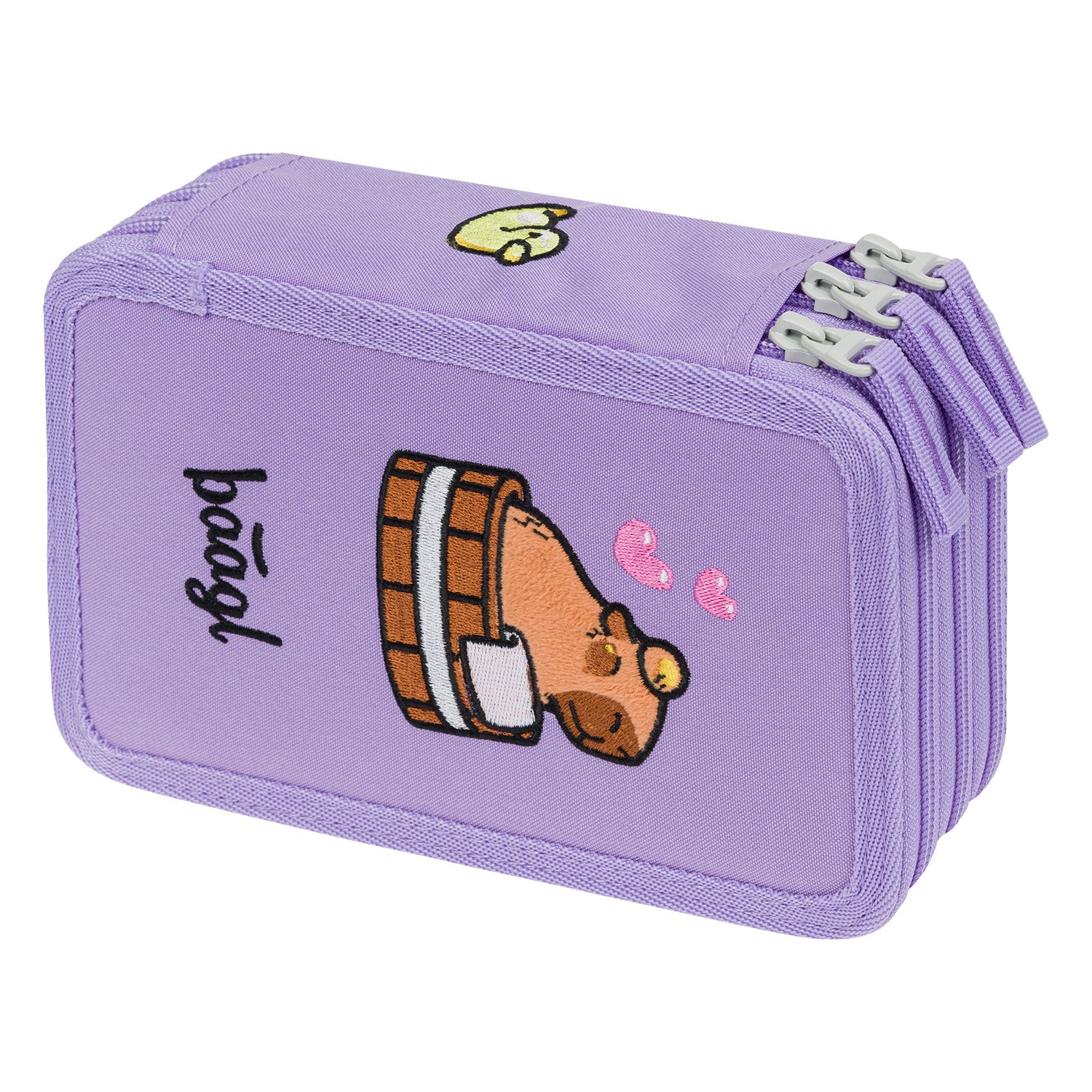 baagl-capybara-trousse-3-compartiments-vide image 1