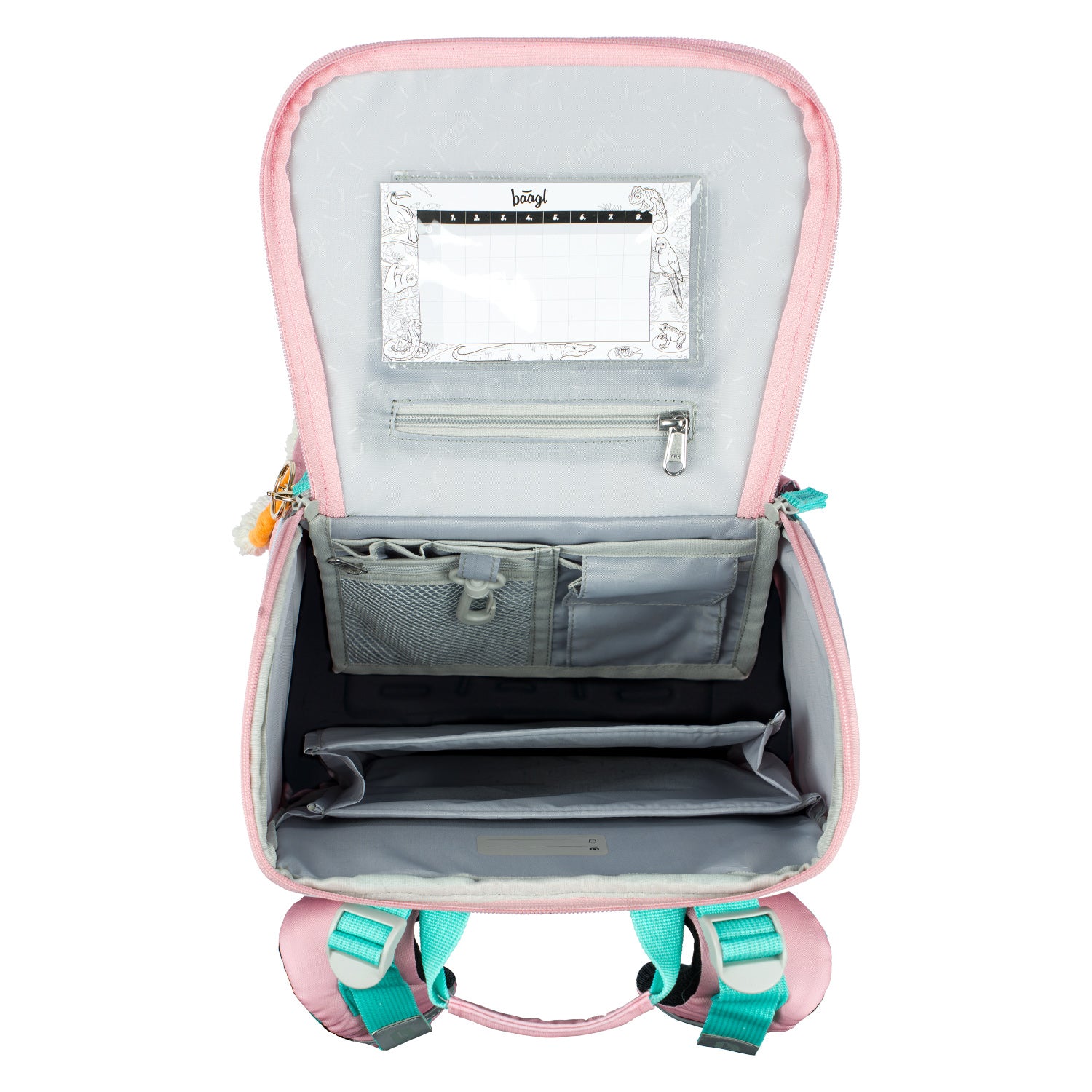 baagl-zippy-pink-rainbow-ii-set-scolaire-cartable-3-pi-ces image 5