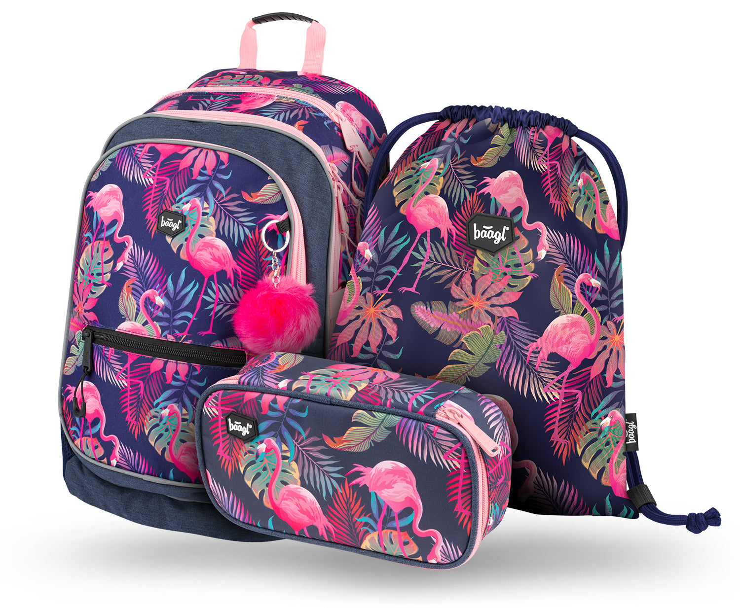 baagl-school-sets-core-flamingo-ensemble-scolaire-fille image 1