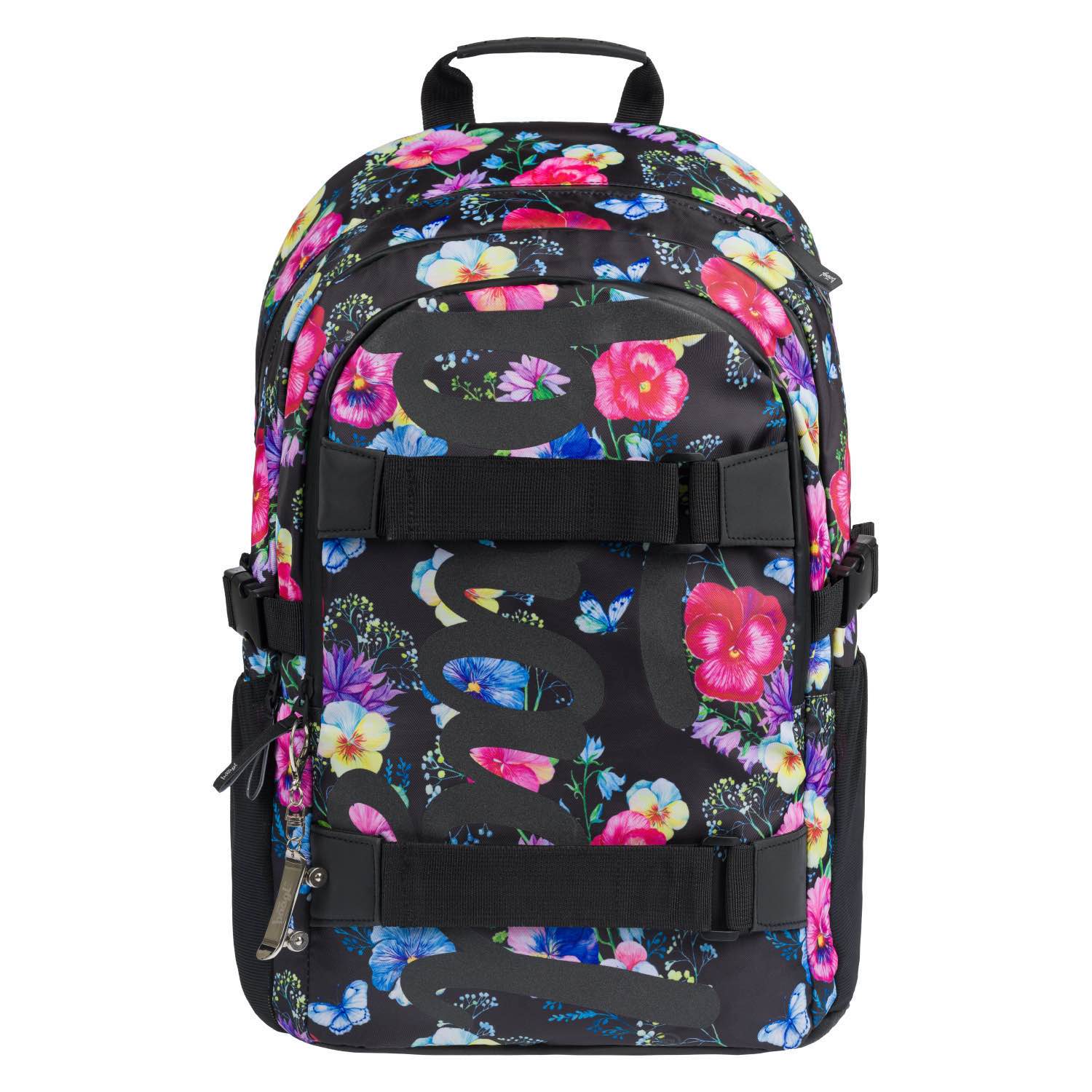baagl-school-sets-skate-flowers-cartable-3-pi-ces-25-l-fille image 2