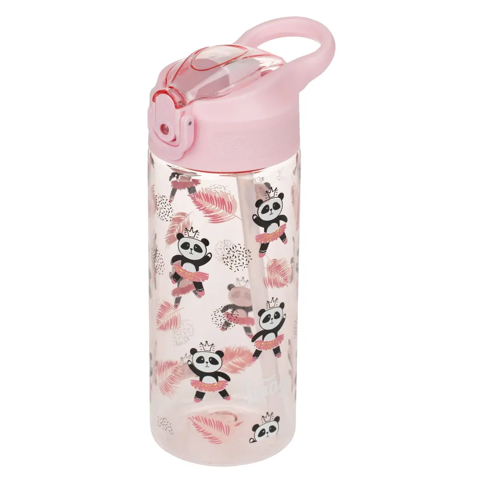 baagl-panda-gourde-paille-tritan-500-ml-enfant image 1