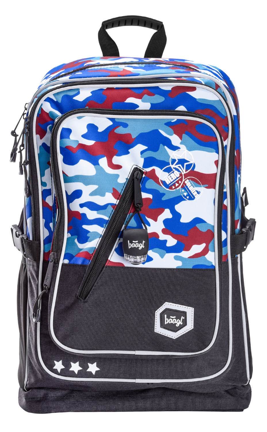 baagl-cubic-army-sac-dos-scolaire-29l-imperm-able image 1