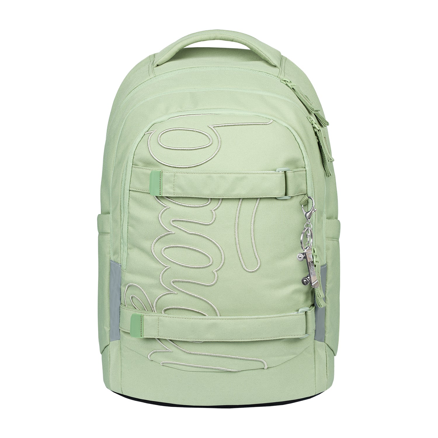 baagl-skate-max-menthol-sac-dos-scolaire-recycl-3-compartiments image 1