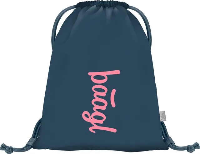 baagl-gym-sacks-sac-de-sport-logo-rose-recycl image 1