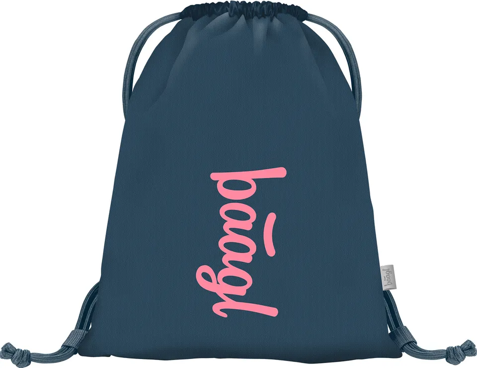 baagl-gym-sacks-sac-de-sport-logo-rose-recycl image 1