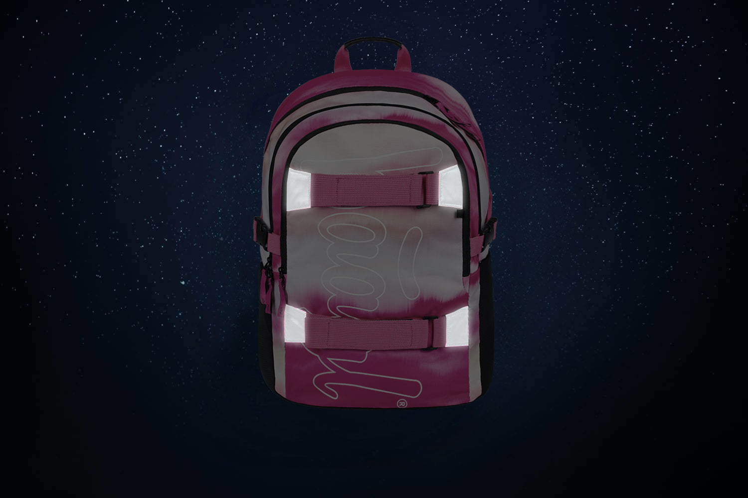 baagl-skate-pink-stripes-set-sac-coll-ge-25-l image 8
