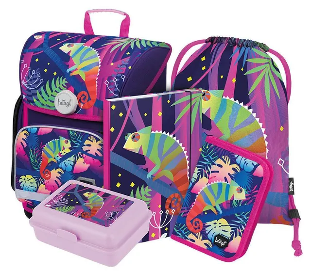 baagl-school-sets-ergo-chameleon-ii-cartable-fille-magn-tique image 1