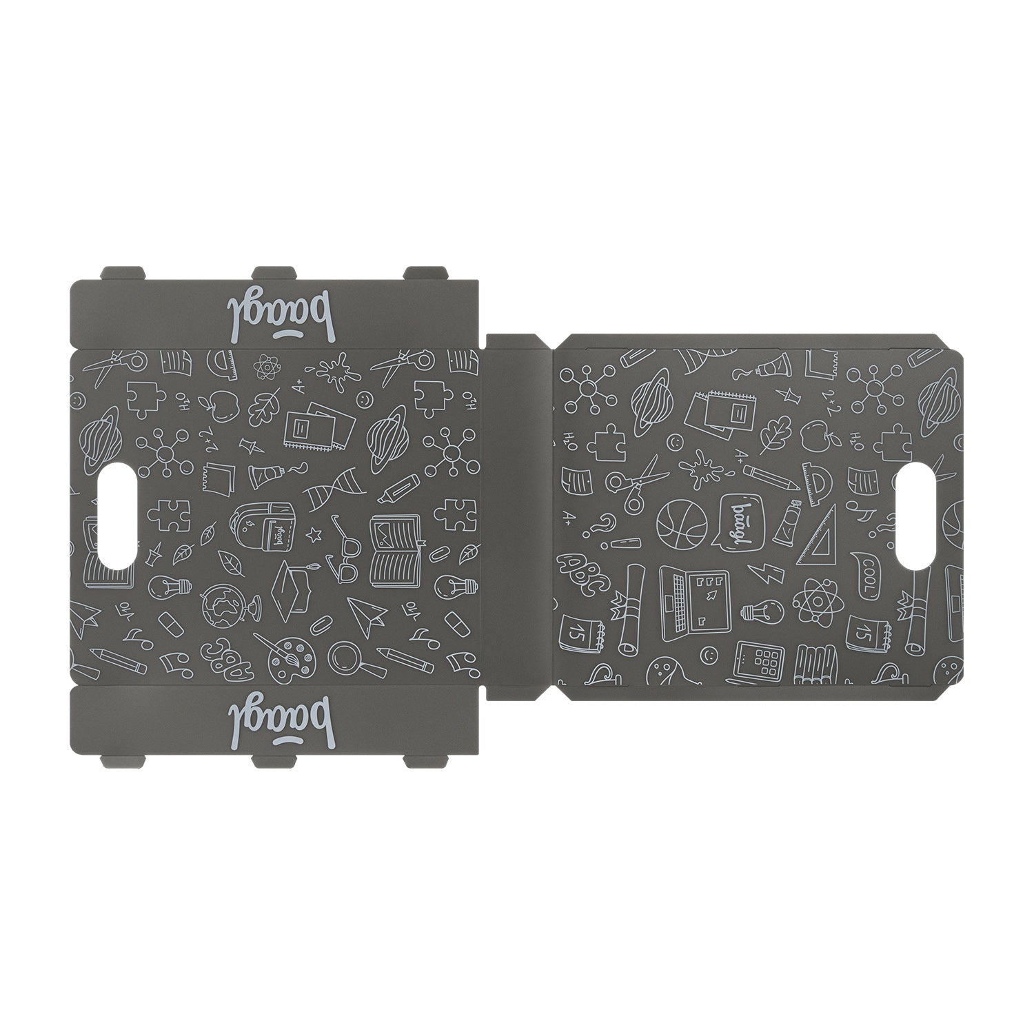 baagl-notebook-folders-chemise-plastique-gris-recycl image 4