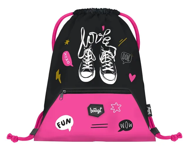 baagl-gym-sacks-sac-de-gym-sneakers-poche-zipp-e image 1