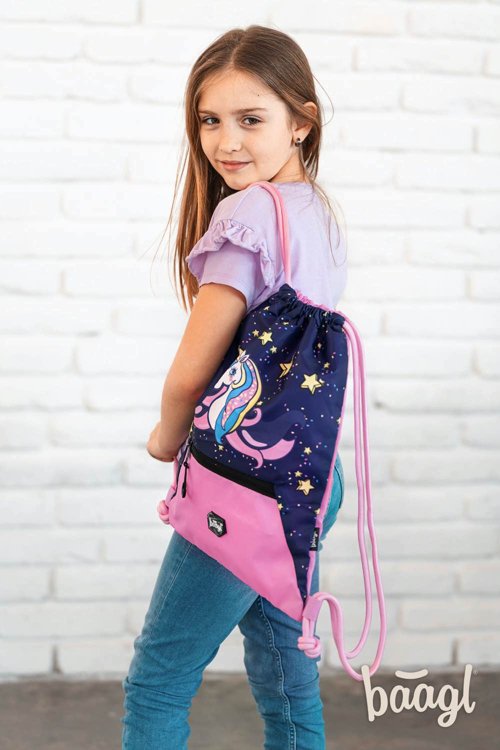 baagl-gym-sacks-sac-gym-licorne-poche-zip image 3