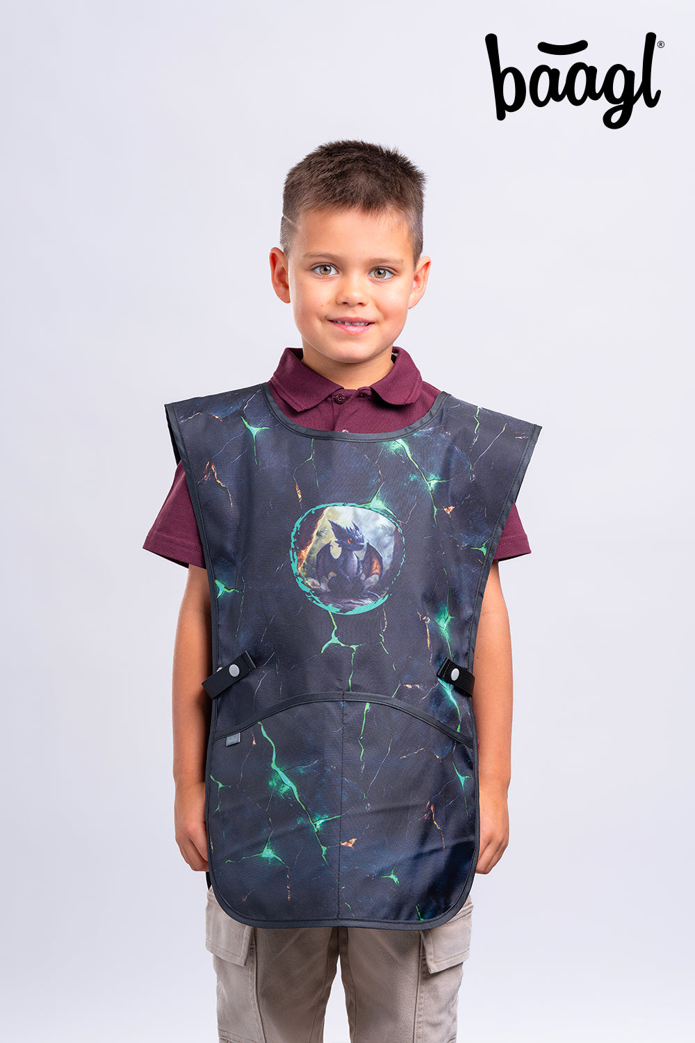 baagl-dragons-tablier-enfant-peinture-lavable image 5