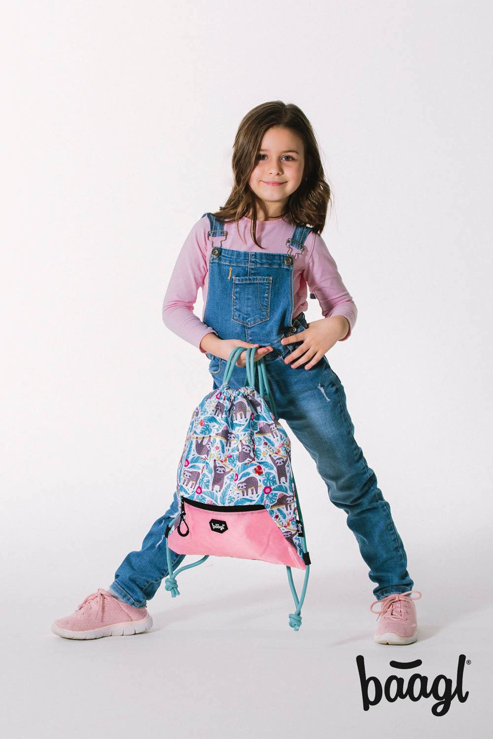 baagl-sloth-sac-gym-enfant-poche-zipp-e image 4