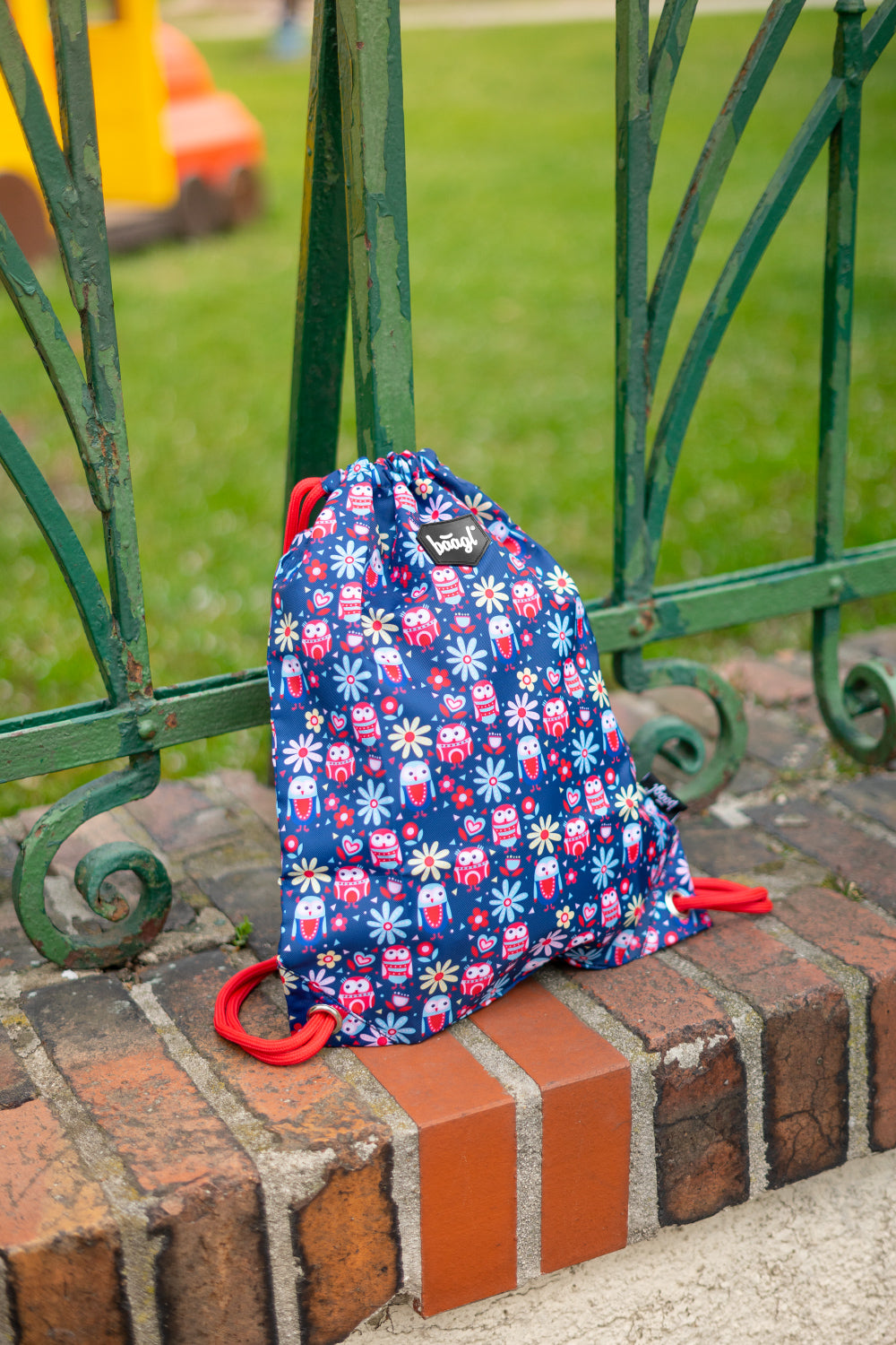 baagl-gym-sacks-sac-de-gym-happy-owls-hiboux image 3