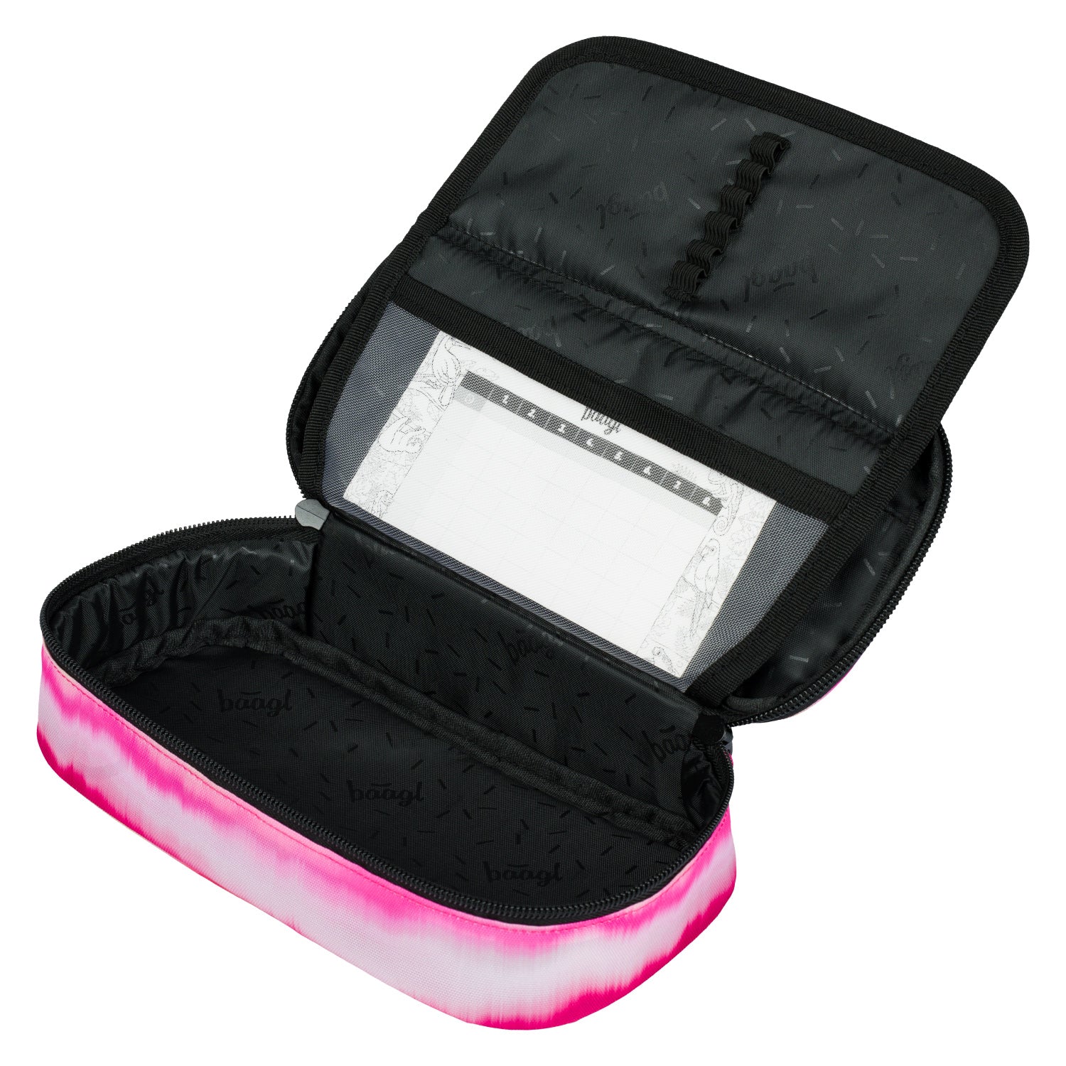 baagl-pink-trousse-scolaire-vide-rose-1-compartiment image 2