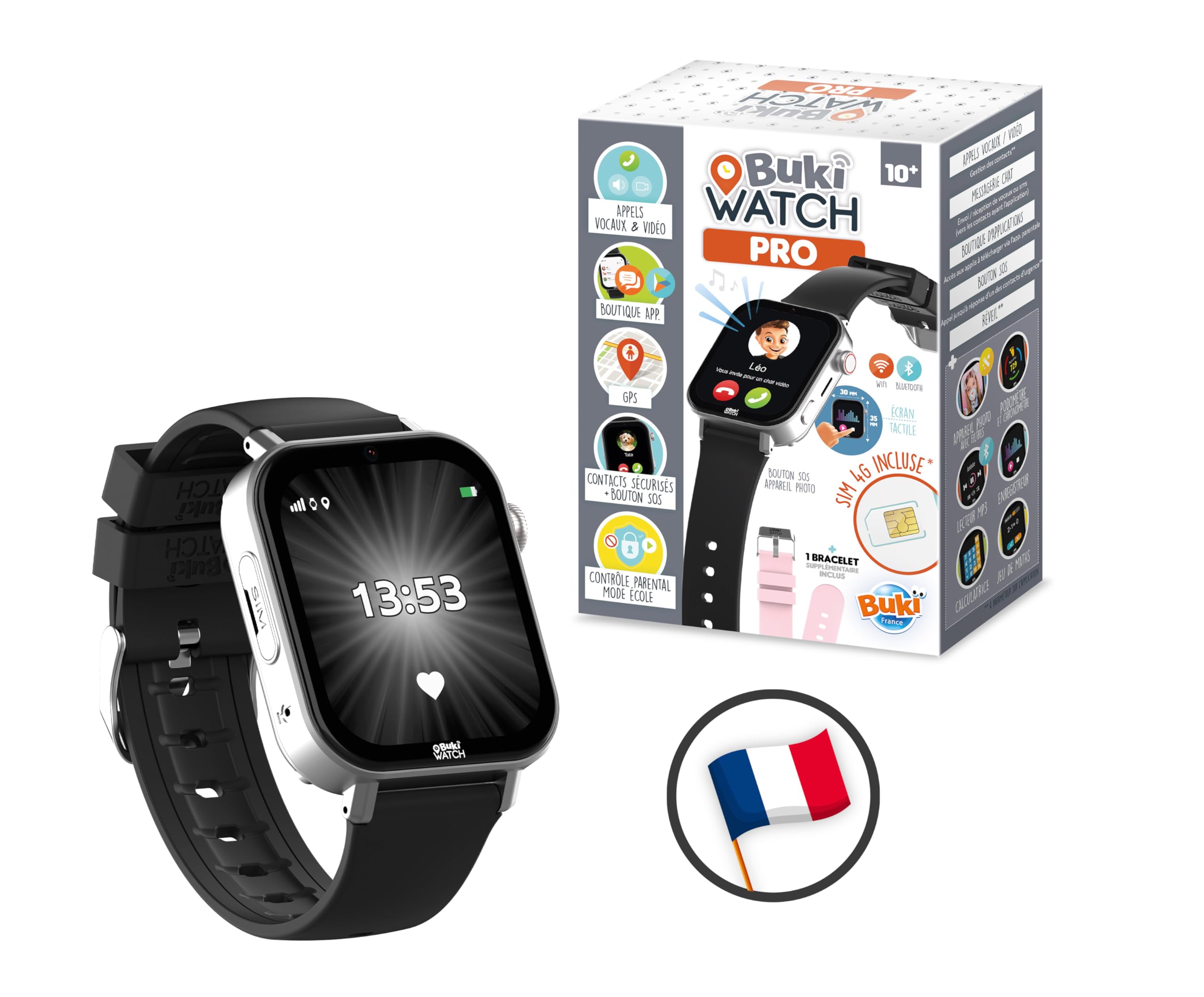 buki-high-tech-watch-pro-pro01-montre-connect-e-gps-sos image 2