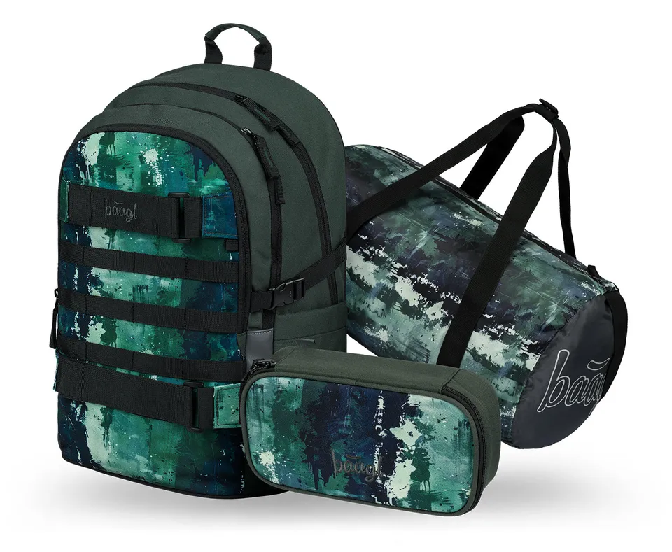 baagl-skate-forest-sac-scolaire-skate-trousse-sac image 1