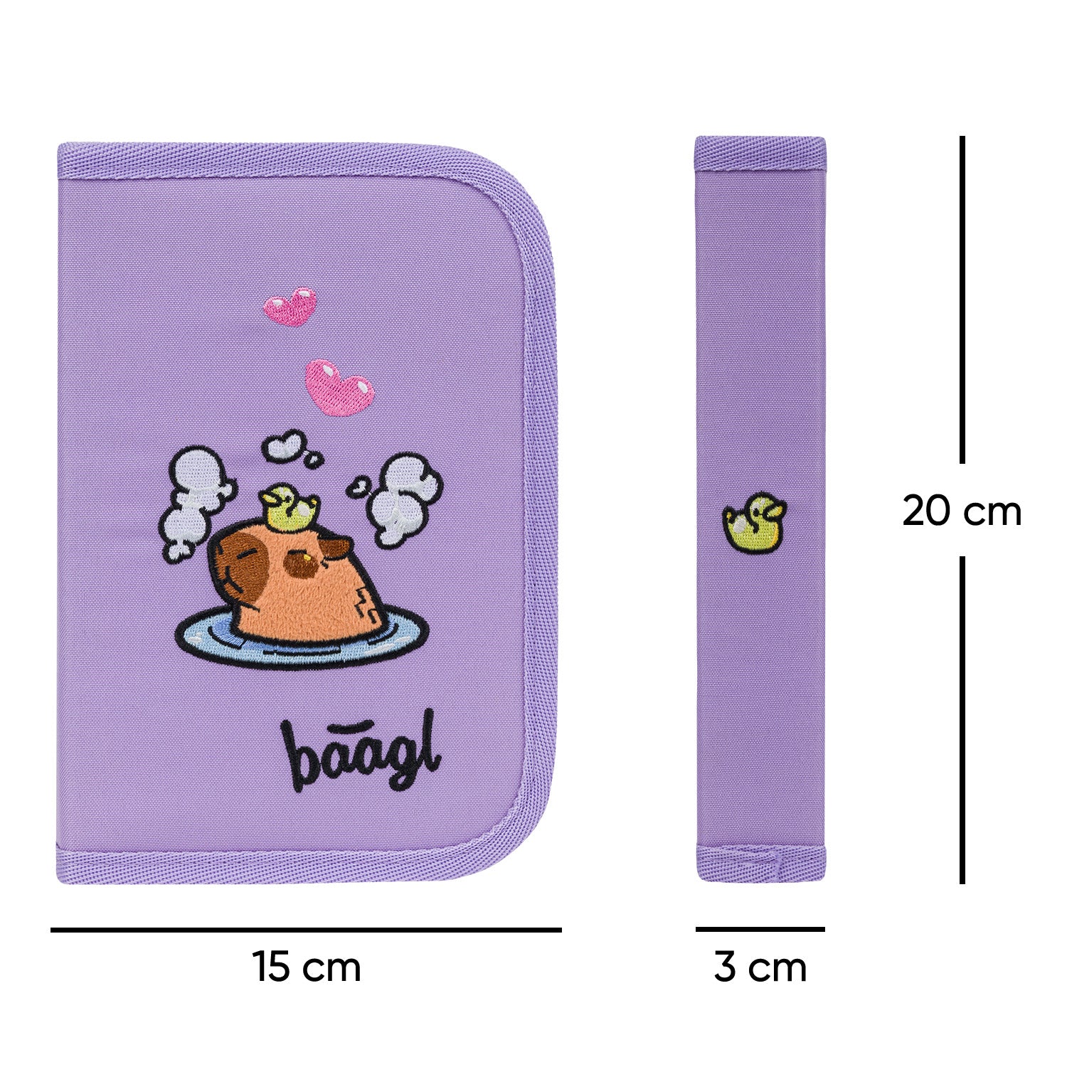baagl-capybara-trousse-scolaire-1-compartiment-ykk image 5