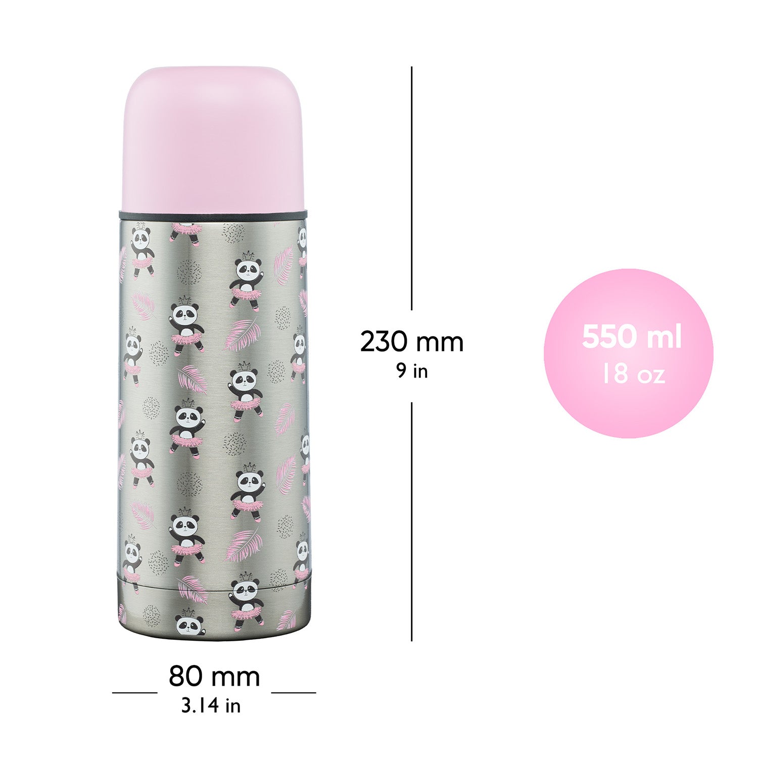 baagl-panda-gourde-isotherme-550-ml image 4
