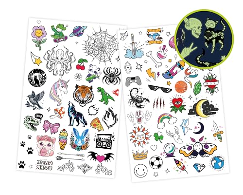 buki-tatouages-phosphorescents-kit-75-tatouages-temporaires image 8