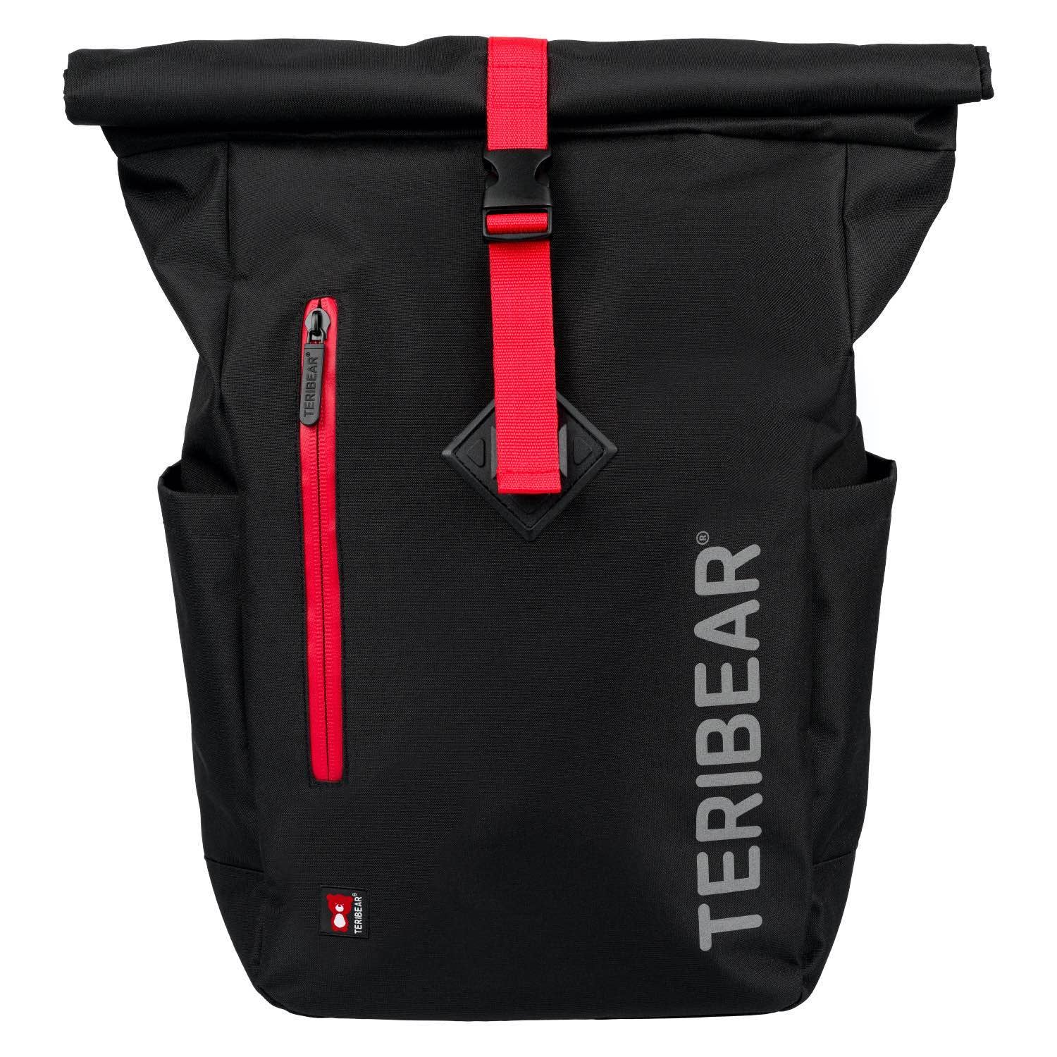 baagl-roll-teribear-sac-dos-noir-roll-top-17-l image 1