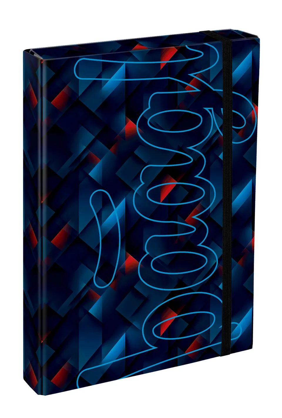 baagl-notebook-chemise-a4-jumbo-indigo-lastique image 1