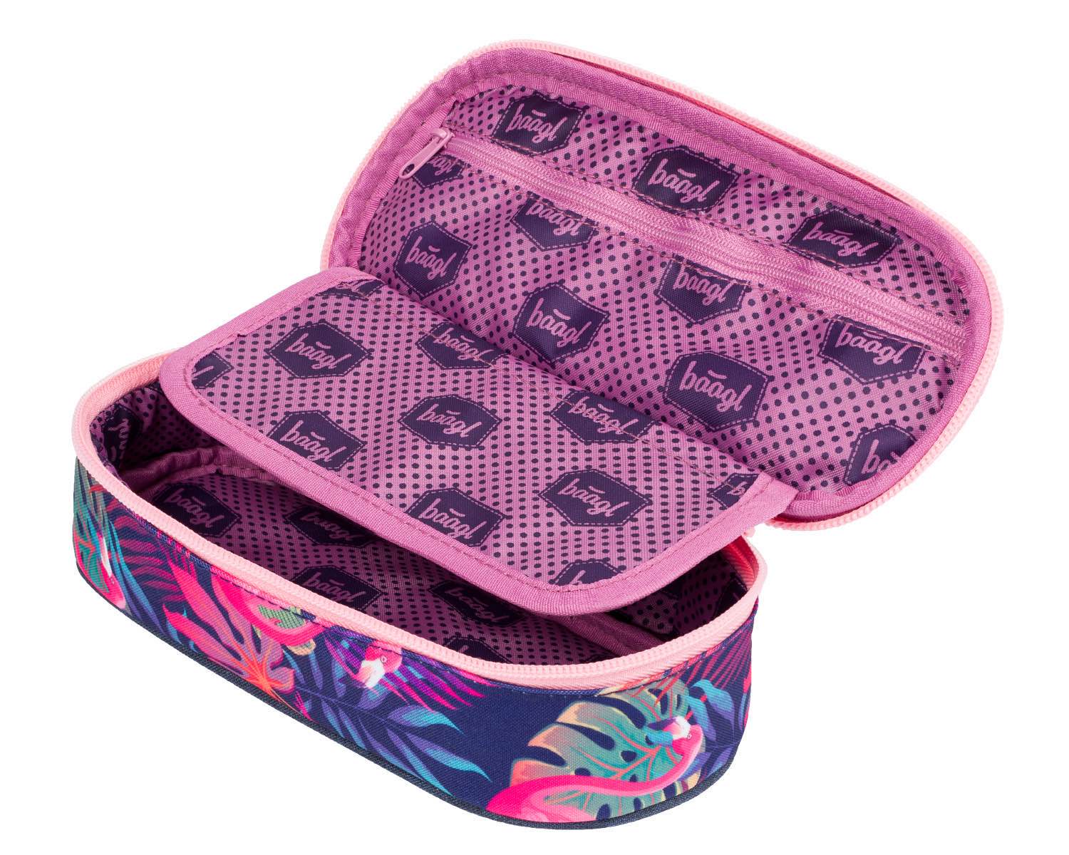 baagl-flamingo-trousse-compacte-fille-vide-rose image 2