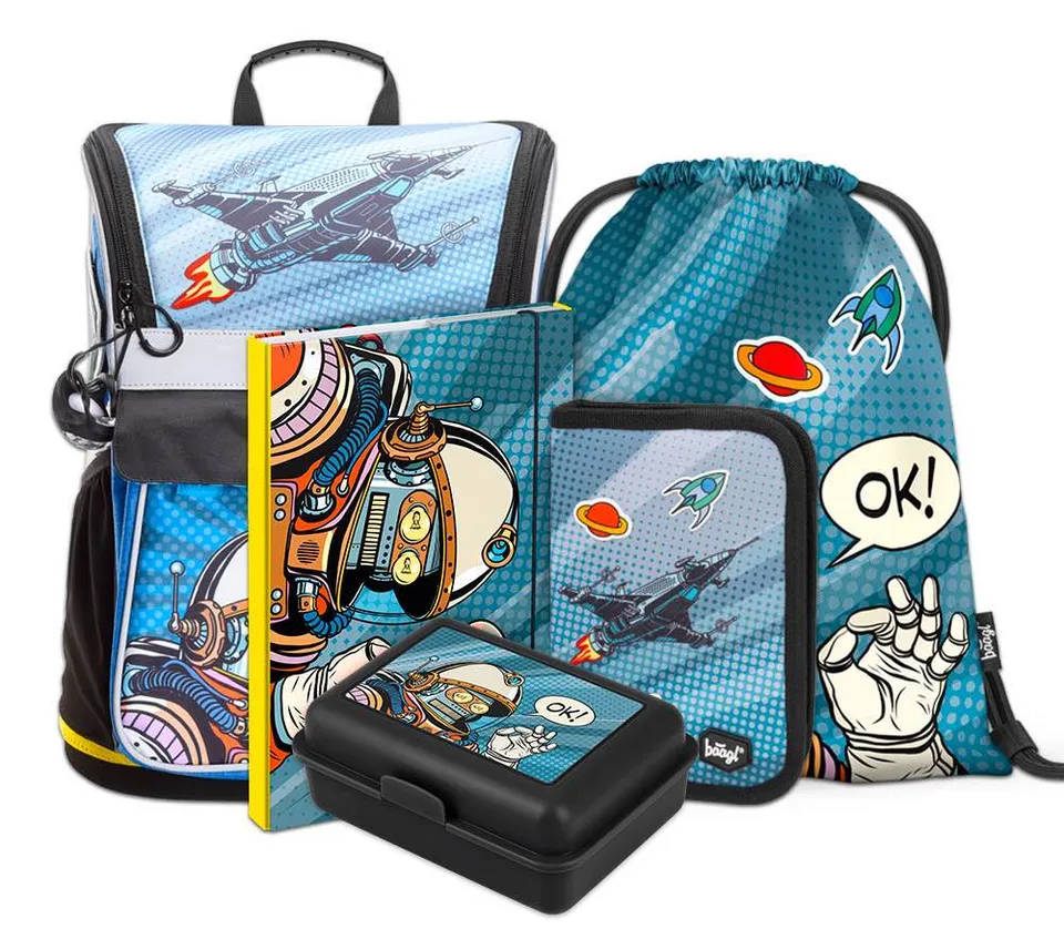 baagl-zippy-spaceman-ii-ensemble-scolaire-cartable-17-l image 1