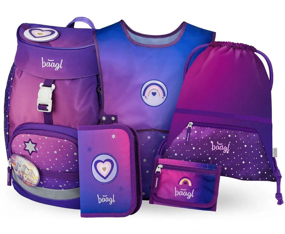 baagl-airy-horses-heart-ii-set-scolaire-3-pi-ces-ultra-l-ger image 1