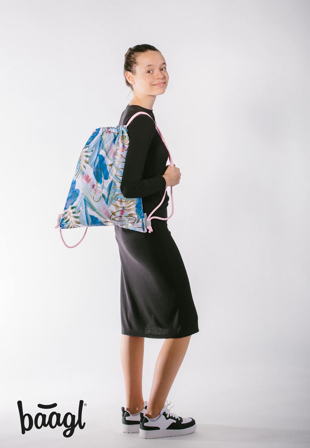 baagl-skate-leafs-sac-de-gym-enfant-lavable image 5