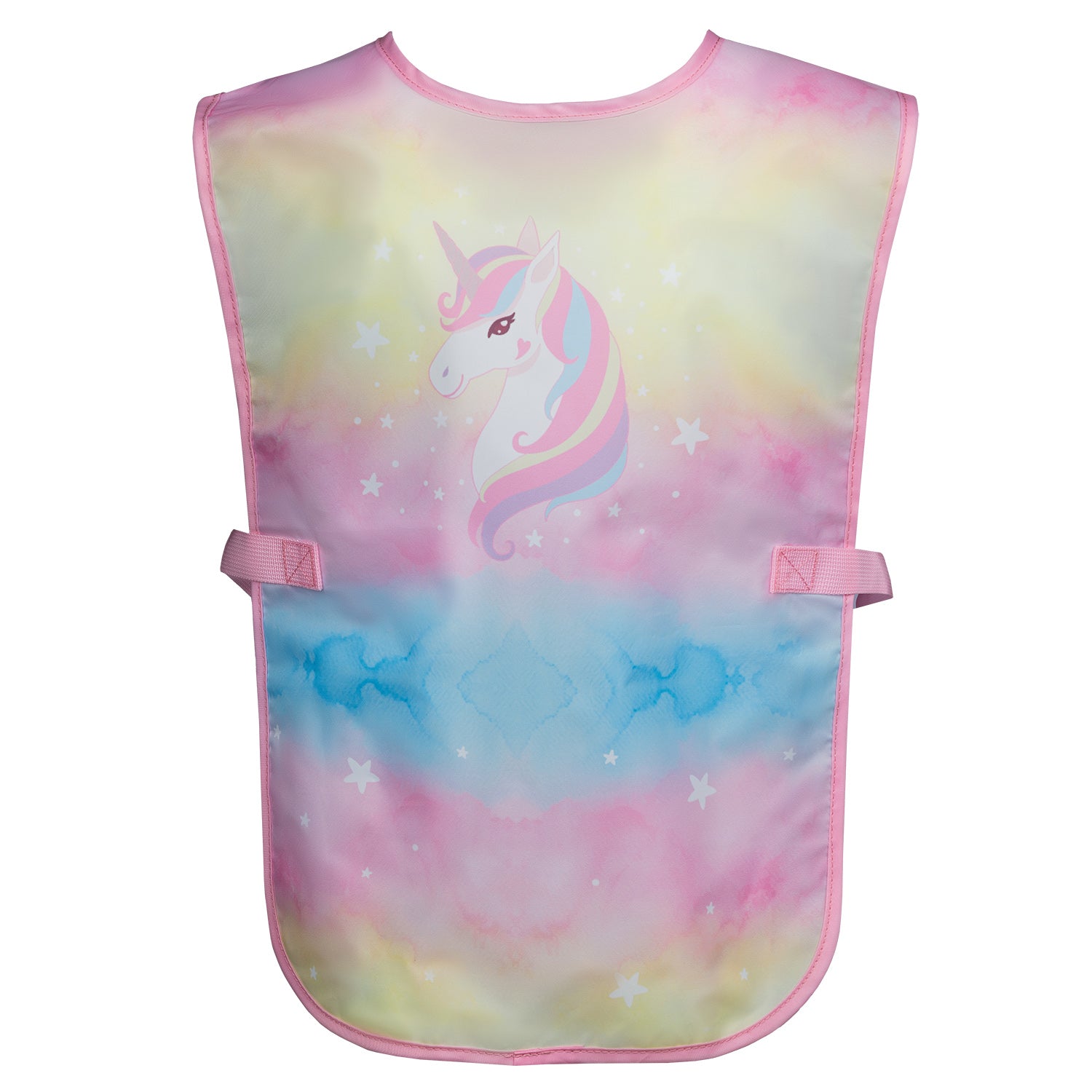 baagl-rainbow-unicorn-tablier-enfant-licorne-2-poches-lavable image 2