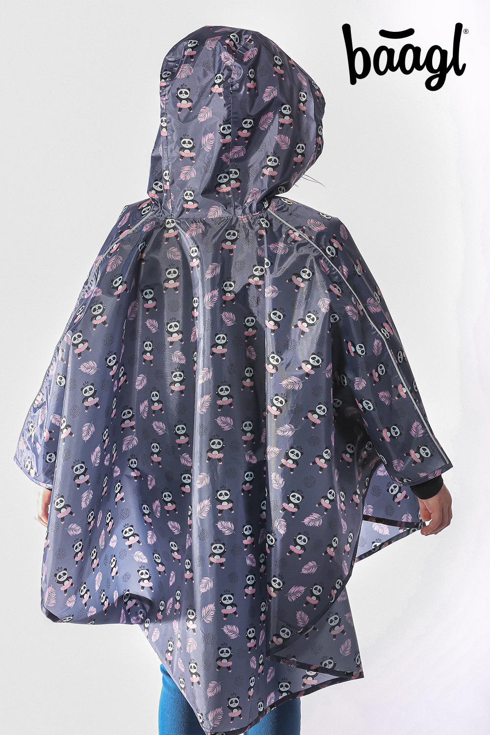 baagl-panda-poncho-de-pluie-enfant-xs-90-110-cm image 7