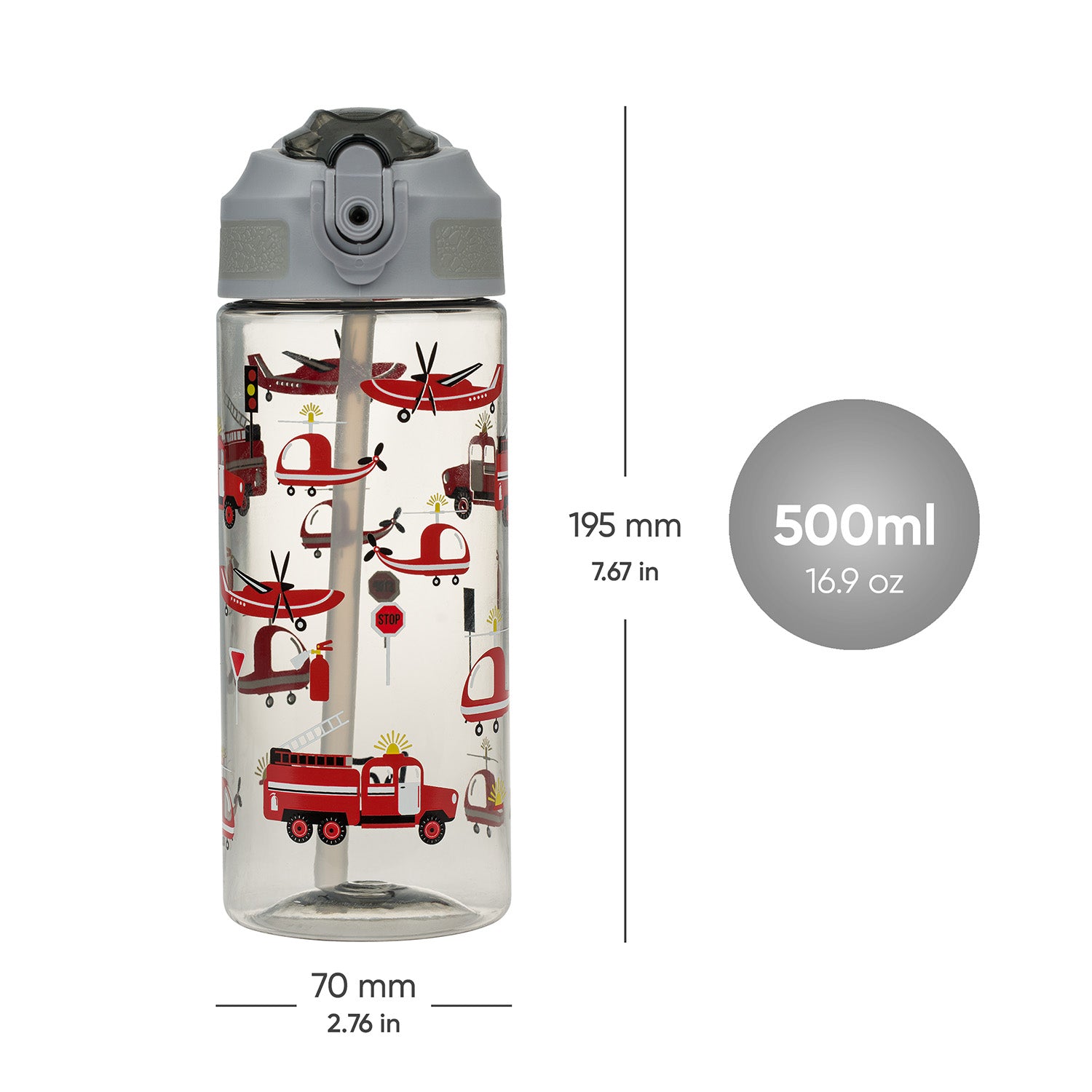 baagl-rescuers-gourde-tritan-paille-500-ml image 5