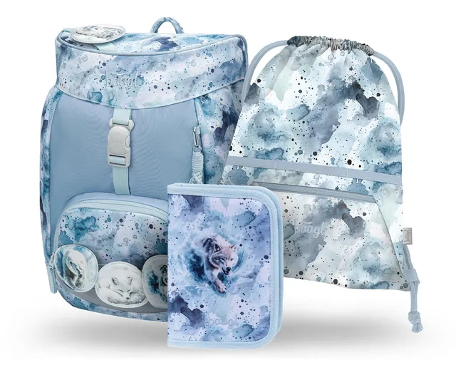 baagl-airy-polar-cartable-set-2-pi-ces-ultra-l-ger image 1